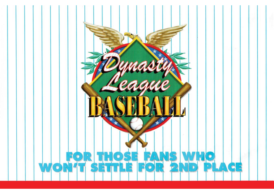 DYNASTY League Baseball Board Game